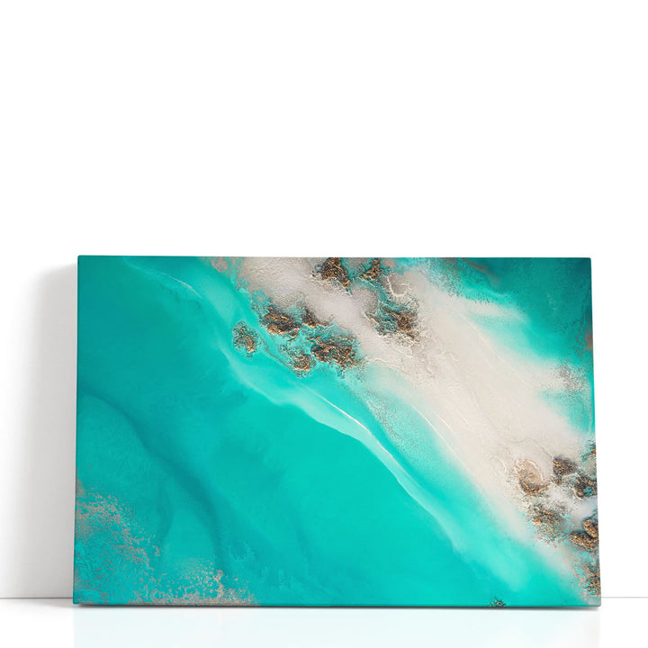 Rocky Shoreline - Canvas Print Wall Art