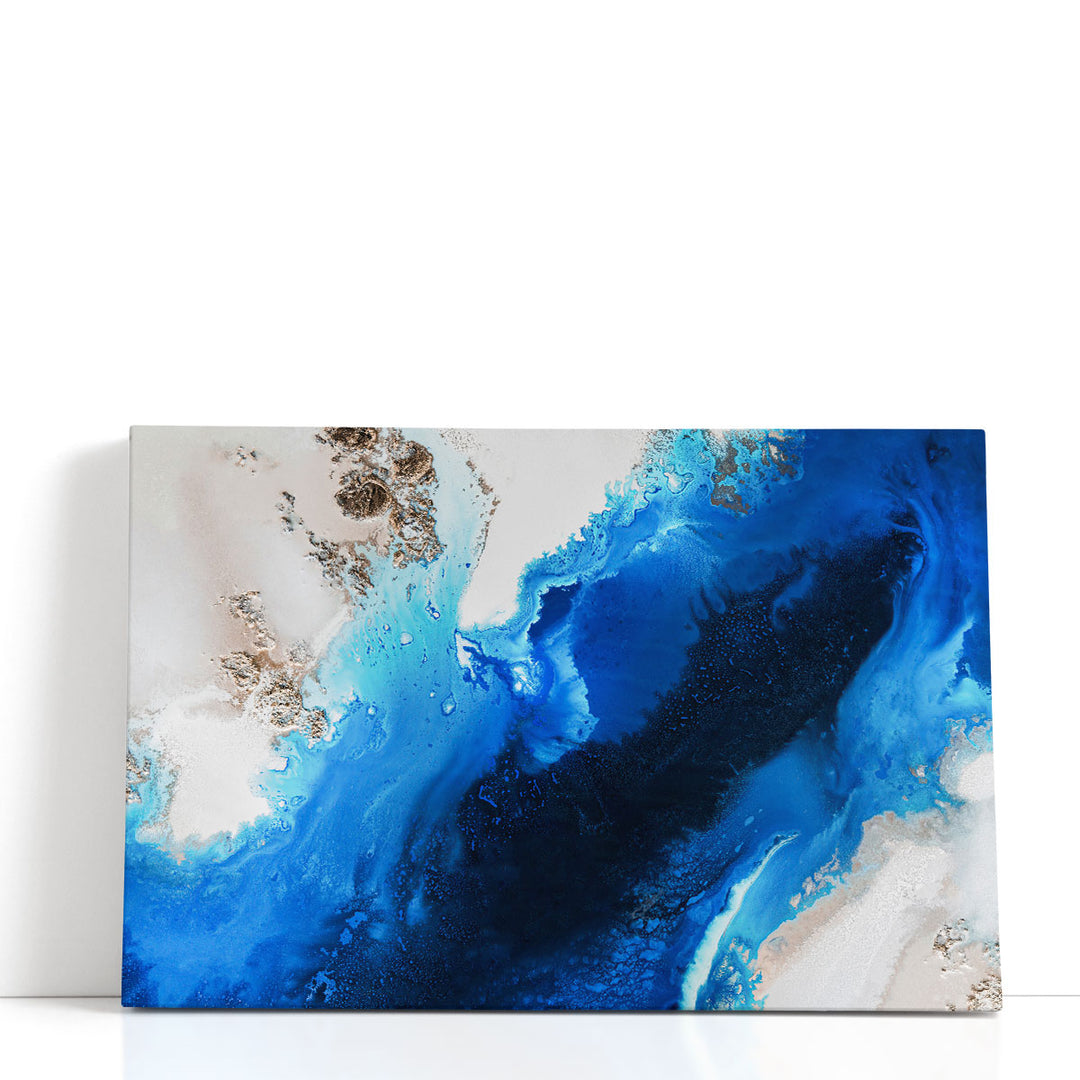 Sapphire Depths - Canvas Print Wall Art