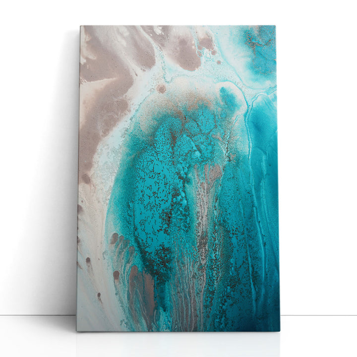Coral Sea Flow 1 - Canvas Print Wall Art