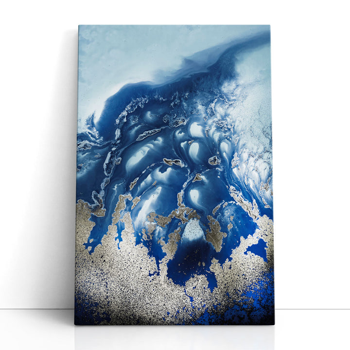 Ocean Wave Waltz  1 - Canvas Print Wall Art