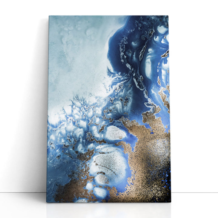 Ocean Wave Waltz  2 - Canvas Print Wall Art