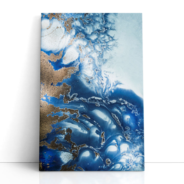 Ocean Wave Waltz  3 - Canvas Print Wall Art