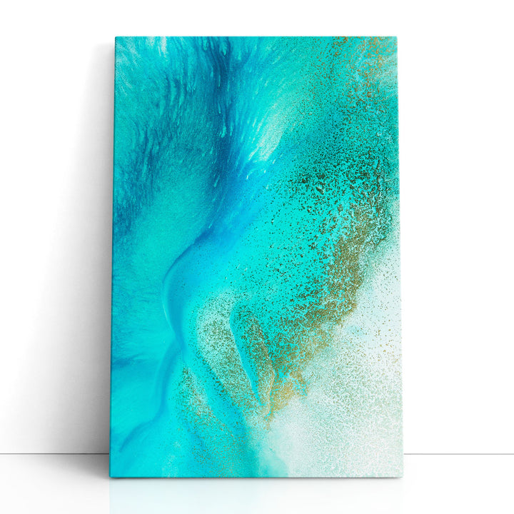 Turquoise Tranquility - Canvas Print Wall Art