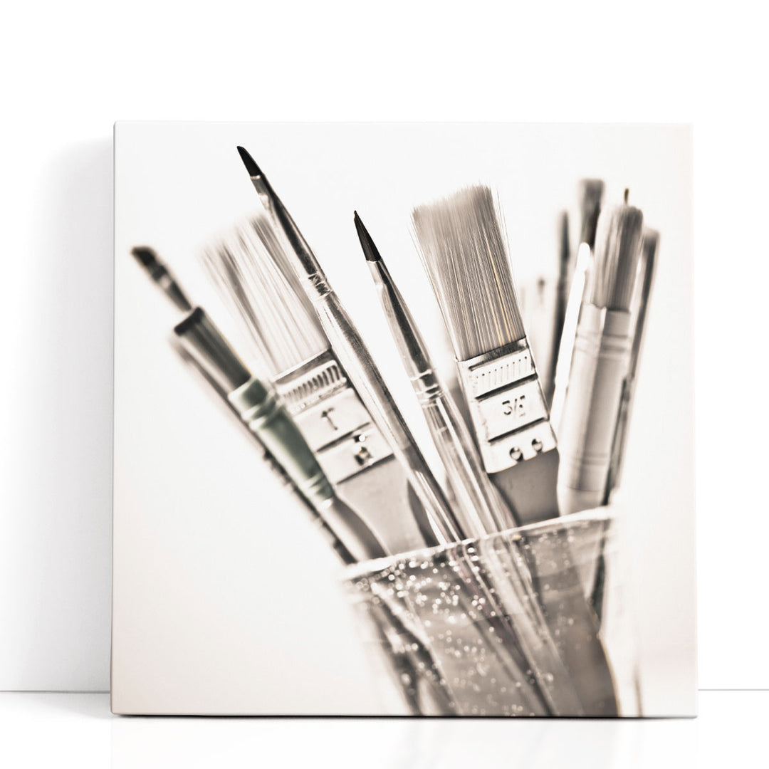 Paint Brushes - Canvas Print Wall Art