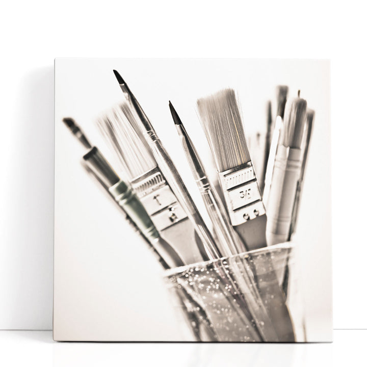 Paint Brushes - Canvas Print Wall Art