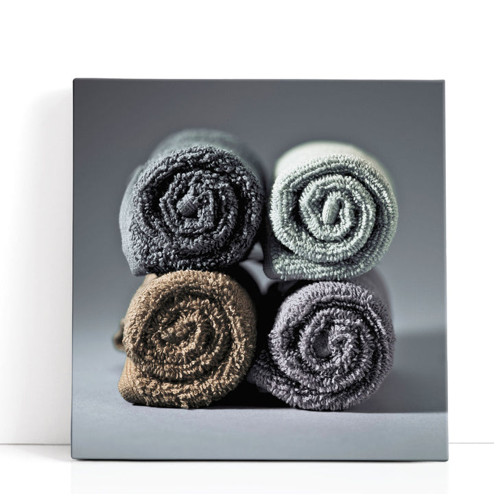 Rolled Towels - Canvas Print Wall Art