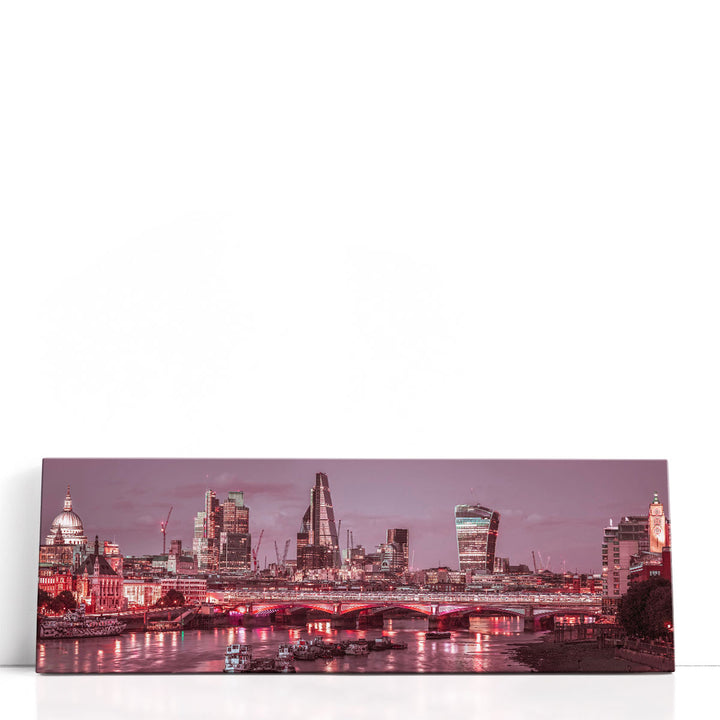 Evening View of Blackfriars Bridge over River Thames 2