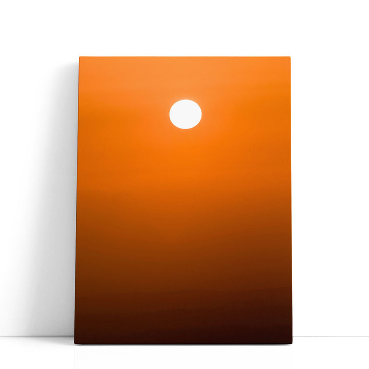 Orange Sunset - Canvas Print Wall Art