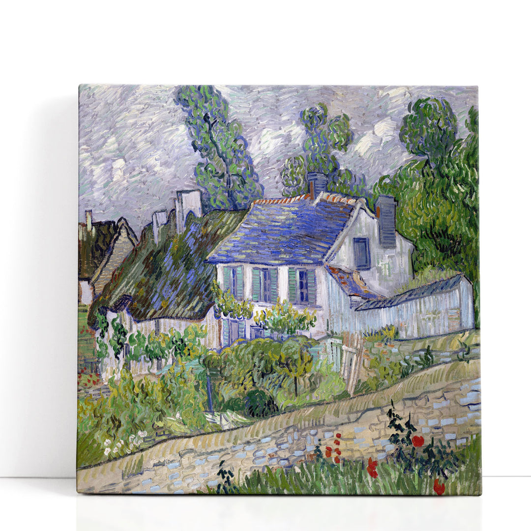 Houses at Auvers, 1890 - Canvas Print Wall Art