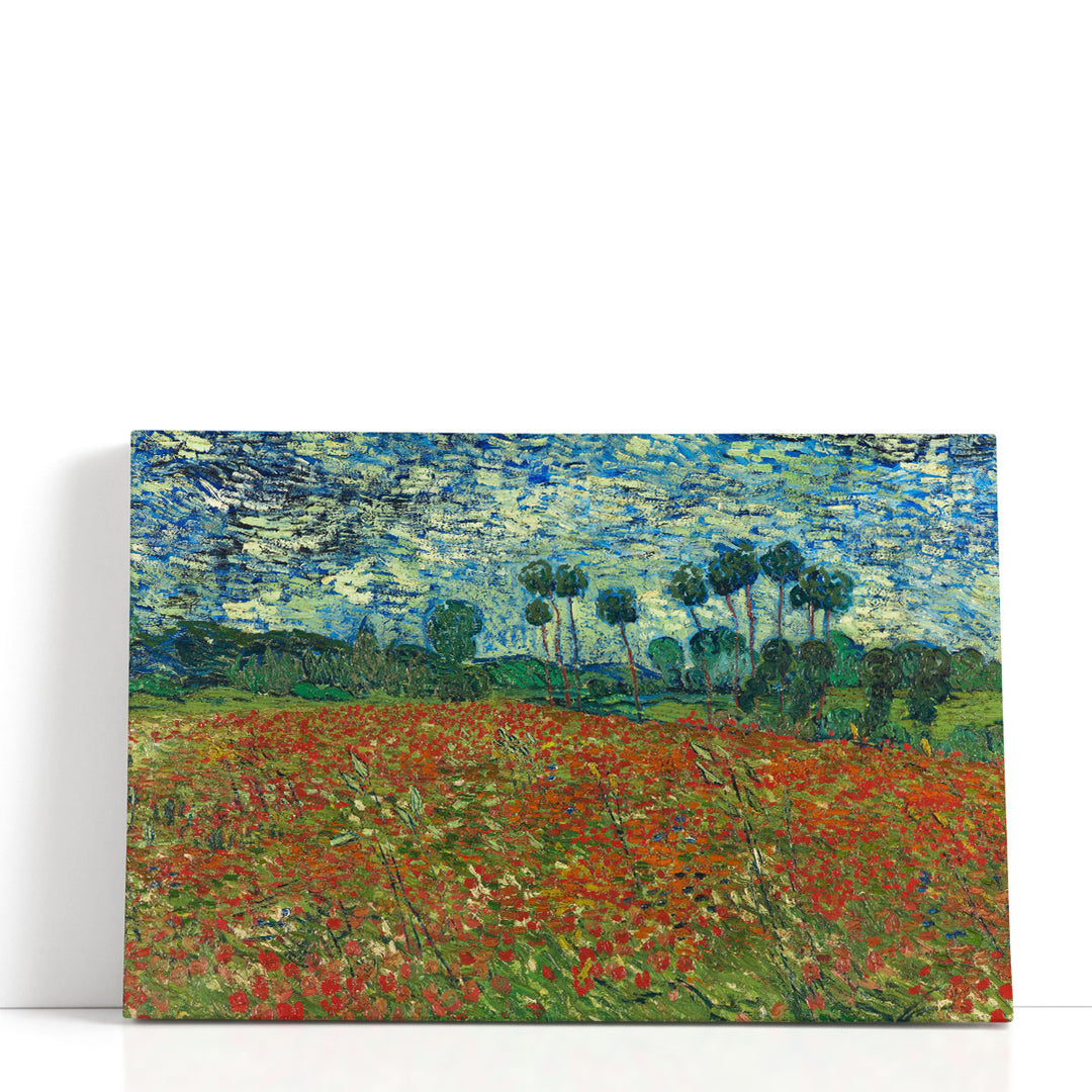 Field Of Poppies, Auvers-sur-Oise, 1890 - Canvas Print Wall Art