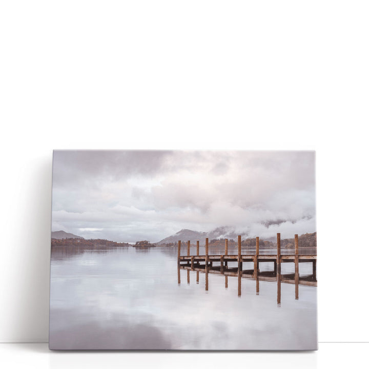 Derwentwater Pier II - Canvas Print Wall Art
