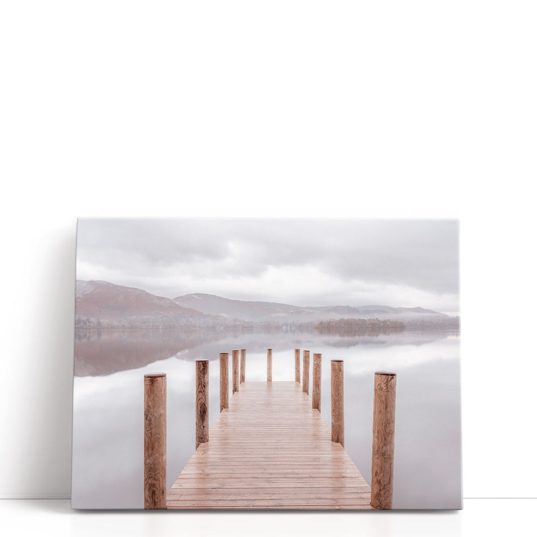 Derwentwater Pier I - Canvas Print Wall Art