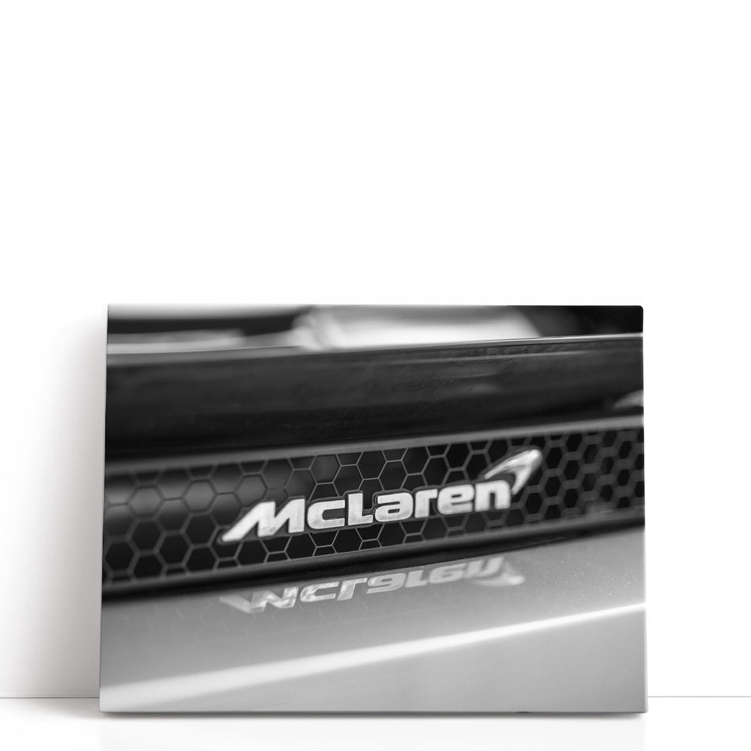 Mclaren Car Logo - Canvas Print Wall Art