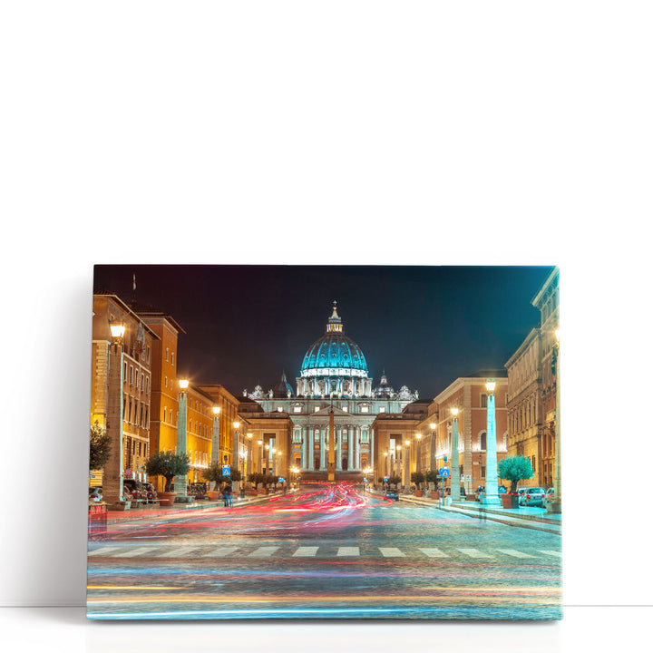 St Peter's Square, Rome, Italy - Canvas Print Wall Art