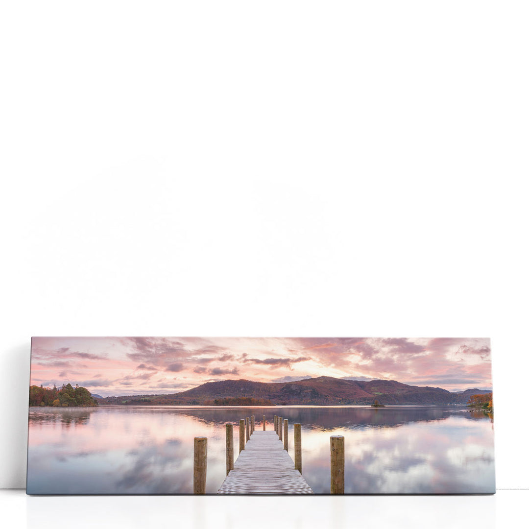 Derwentwater Pier III - Canvas Print Wall Art