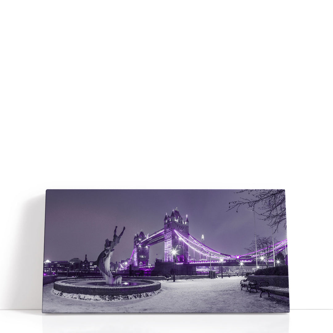 Dolphin Fountain , London - Canvas Print Wall Art