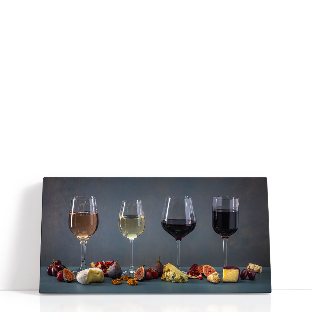 Wine Glasses 1 - Canvas Print Wall Art