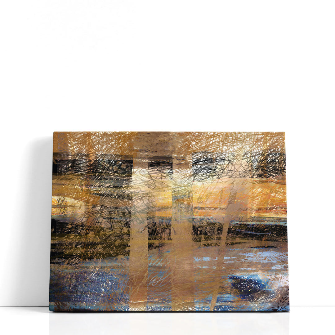 Golden Rain - Canvas Print Wall Art