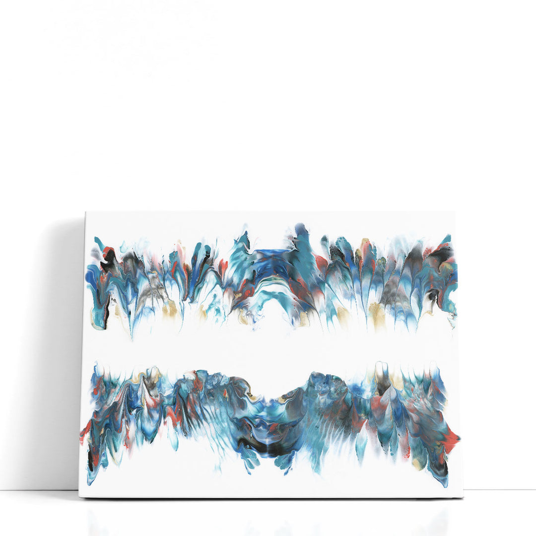 Abstract Sound Waves - Canvas Print Wall Art