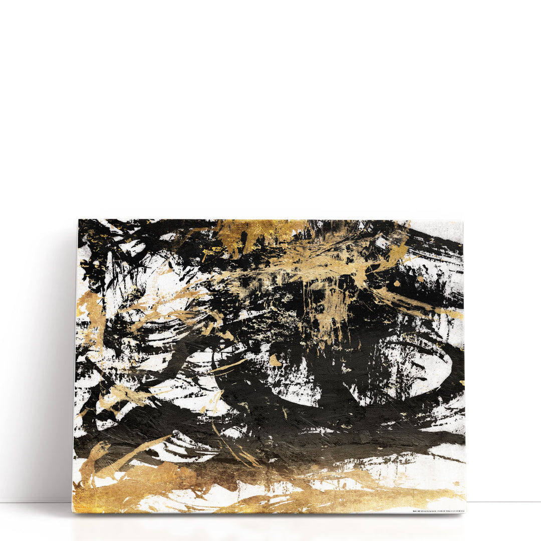 Golden mess - Canvas Print Wall Art