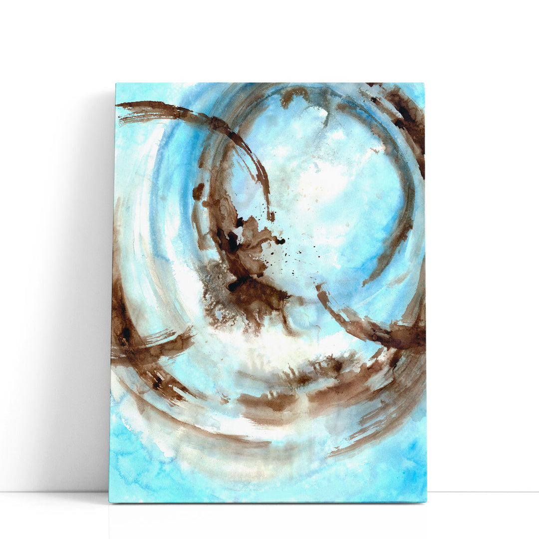 Blue Blowout 2 - Canvas Print Wall Art