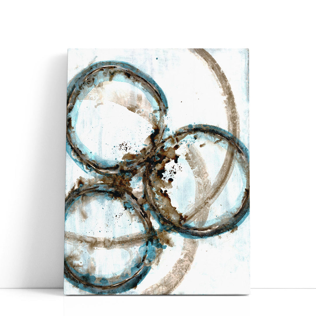 Blue Blowout 3 - Canvas Print Wall Art
