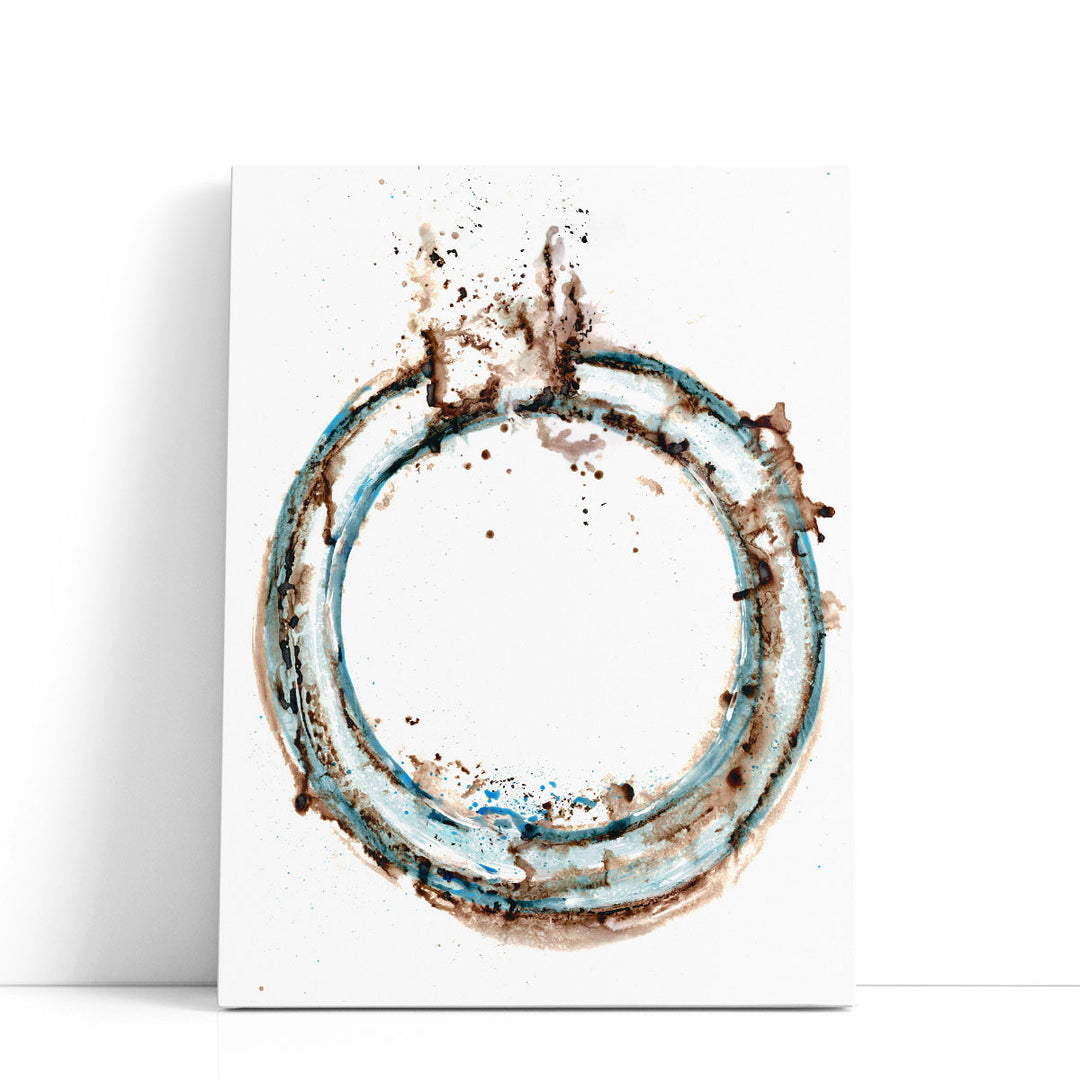 Blue Blowout 4 - Canvas Print Wall Art
