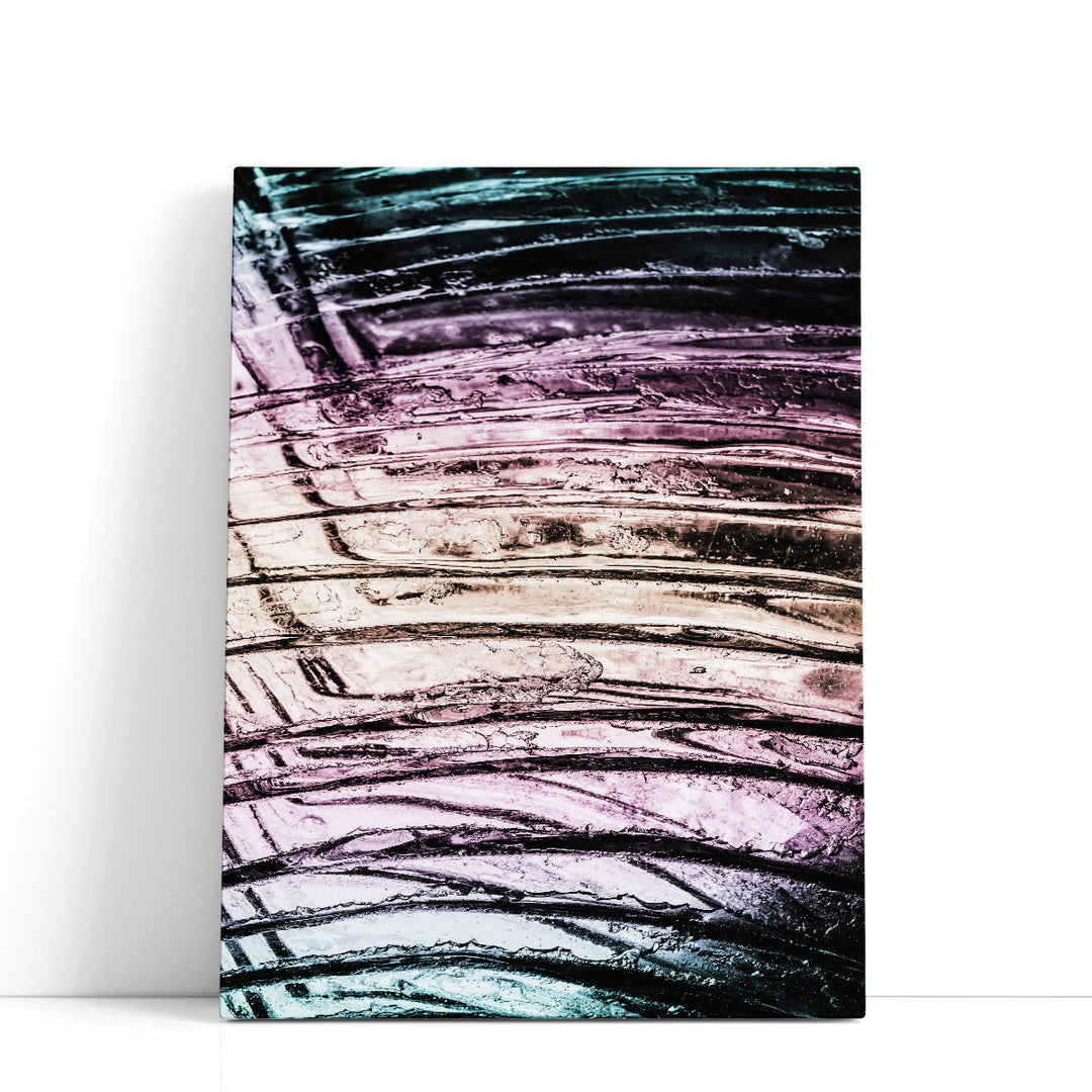 Fluorescent Wave 1 - Canvas Print Wall Art