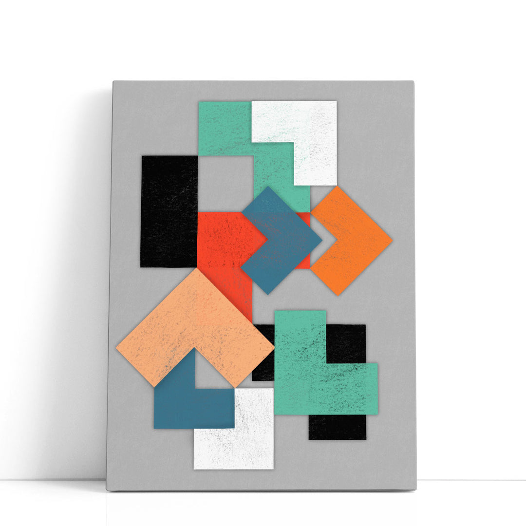 Geometric Breakthrough 2 - Canvas Print Wall Art