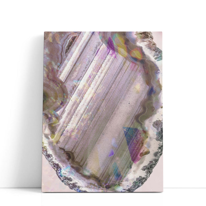 Pastels And Geods 1 - Canvas Print Wall Art