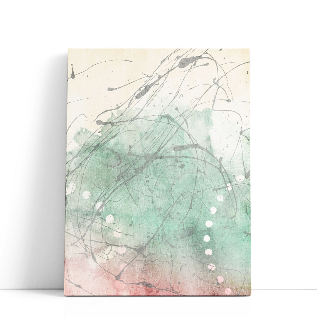 Splattter Ice Cream - Canvas Print Wall Art