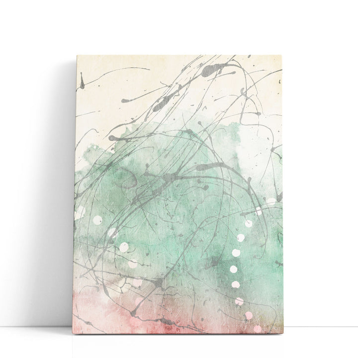 Splattter Ice Cream - Canvas Print Wall Art