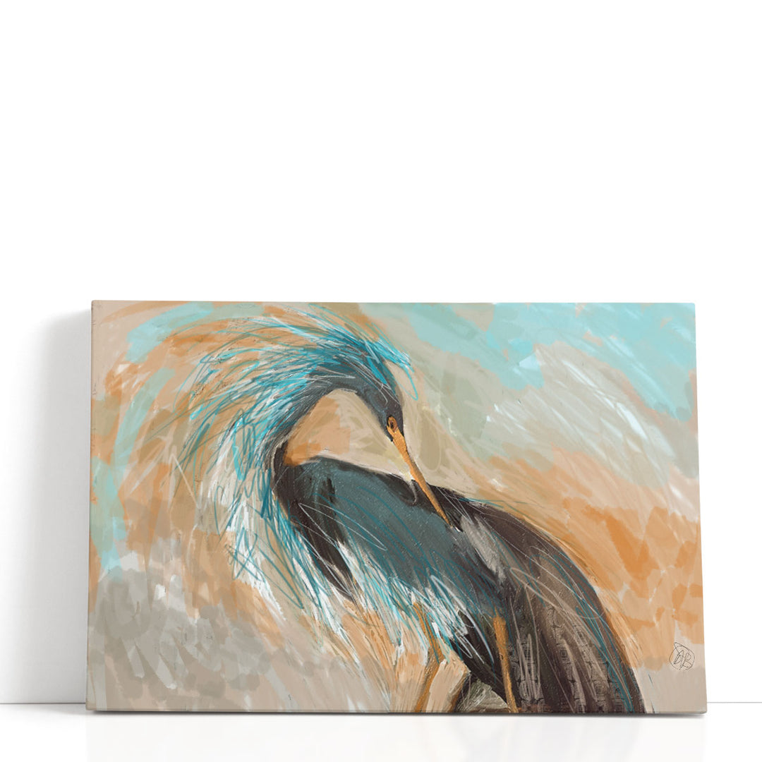 Beachy Bird - Canvas Print Wall Art