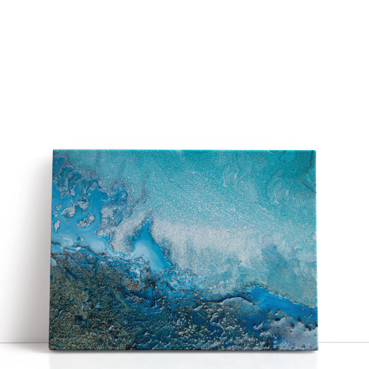 Cyan Waters - Canvas Print Wall Art