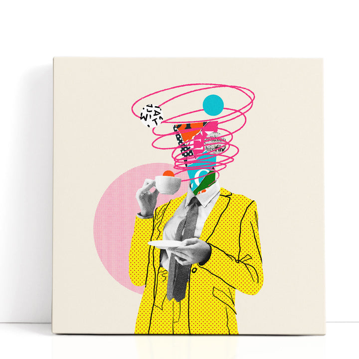 Coffee Makes Things Better - Contemporary Art - Canvas Print Wall Art