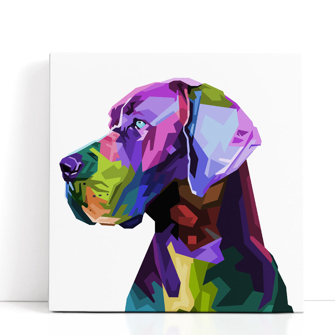 Great Dane Dog in Pop Art Style - Canvas Print Wall Art