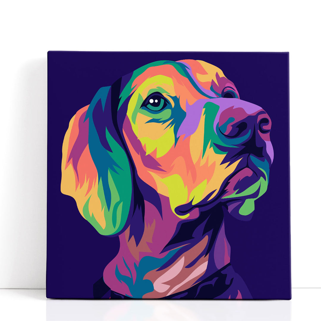 Labrador Retriever in Pop Art Style - Canvas Print Wall Art