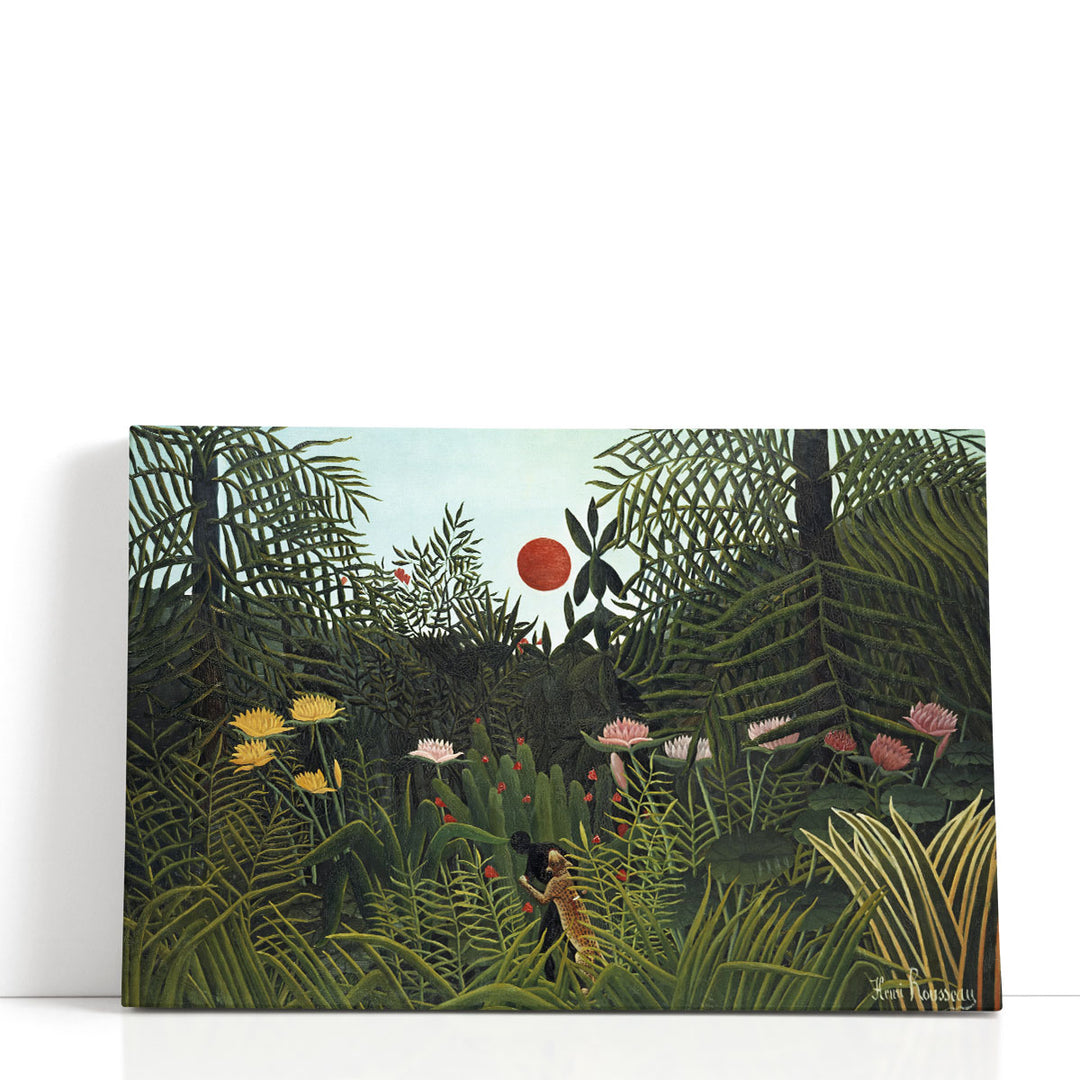Virgin Forest With Sunset, 1910 - Canvas Print Wall Art