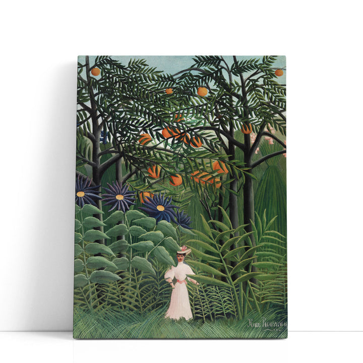 Woman Walking in an Exotic Forest, 1905 - Canvas Print Wall Art