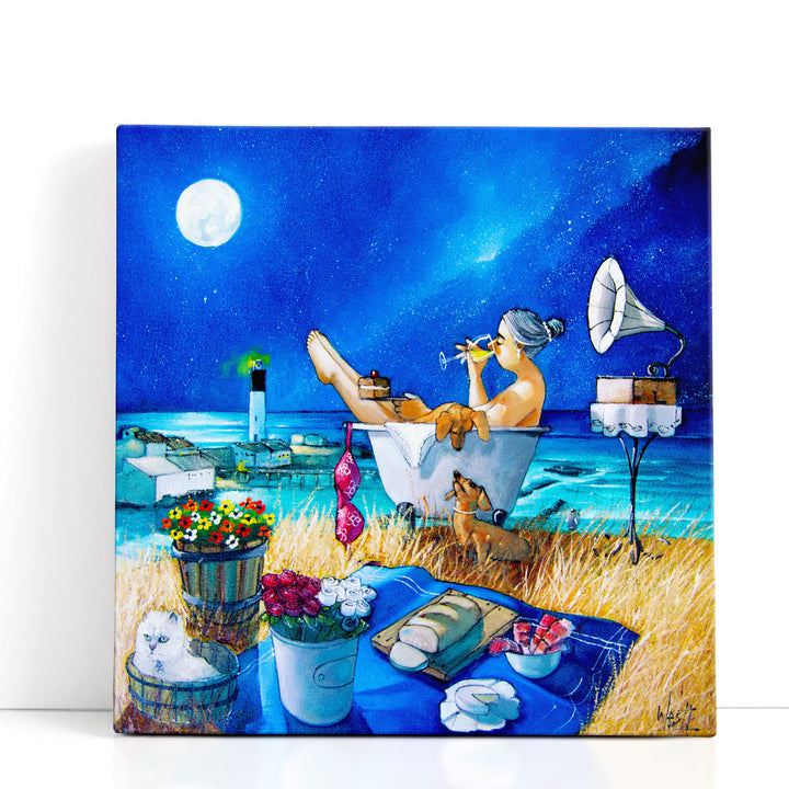 Just Perfect At Vlees Bay - Canvas Print Wall Art