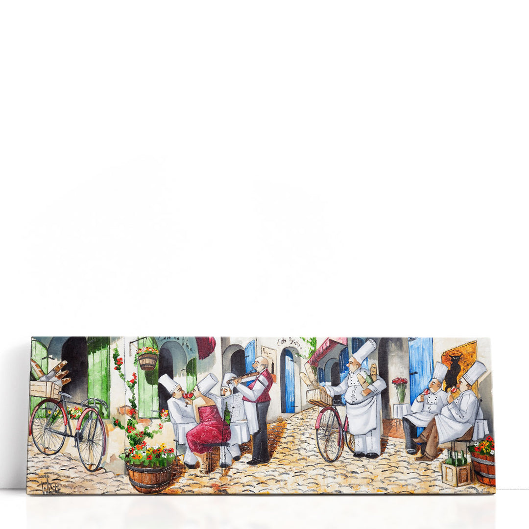 Chef's Day Off - Canvas Print Wall Art
