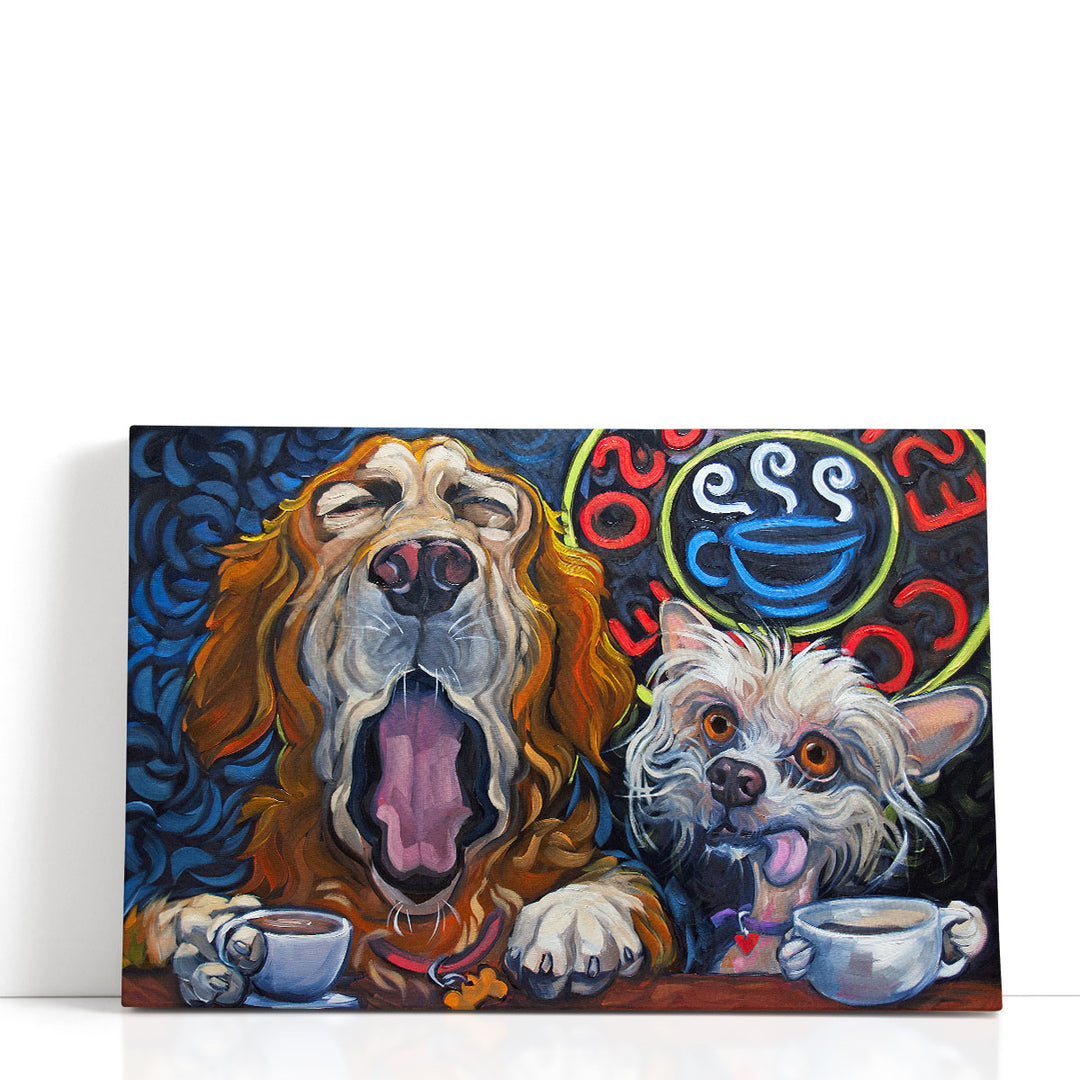 One Cup Shy - Canvas Print Wall Art