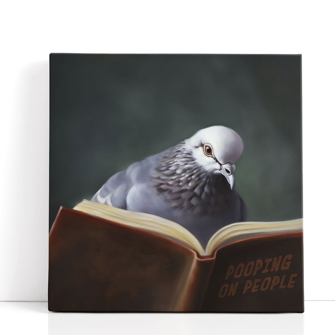 Pooping On People - Canvas Print Wall Art