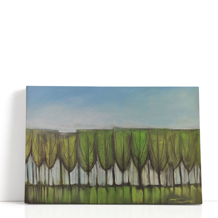 Wineglass Treeline - Canvas Print Wall Art