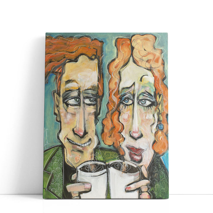 Coffee Art Print – abstract coffee steam motif