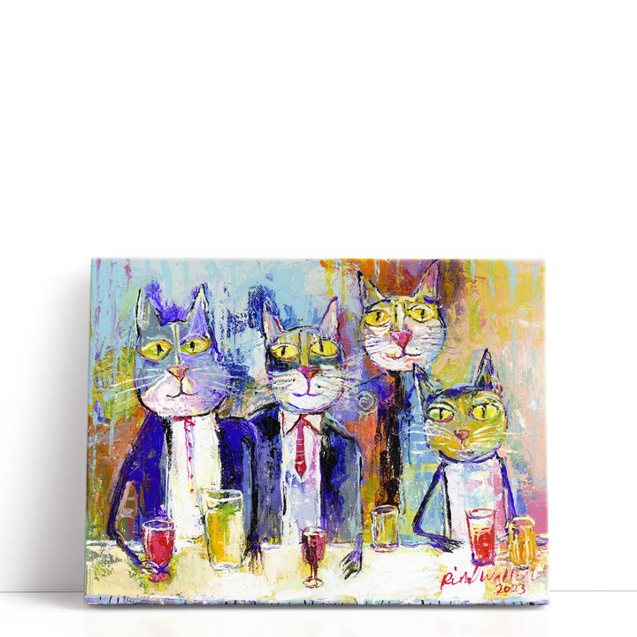 Funny Cat Prints – playful tabby silhouette