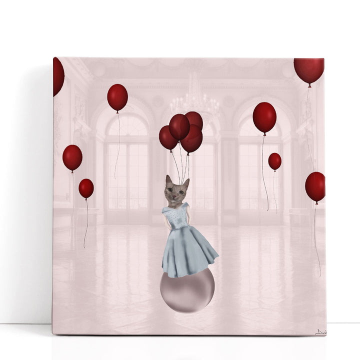 Ball with Balloons - Canvas Print Wall Art