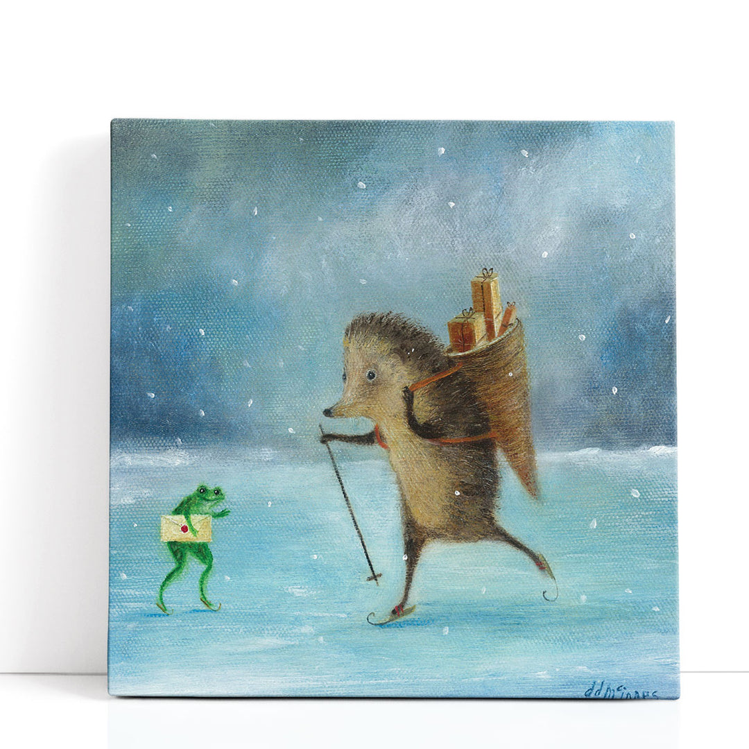 Julemanden - Canvas Print Wall Art
