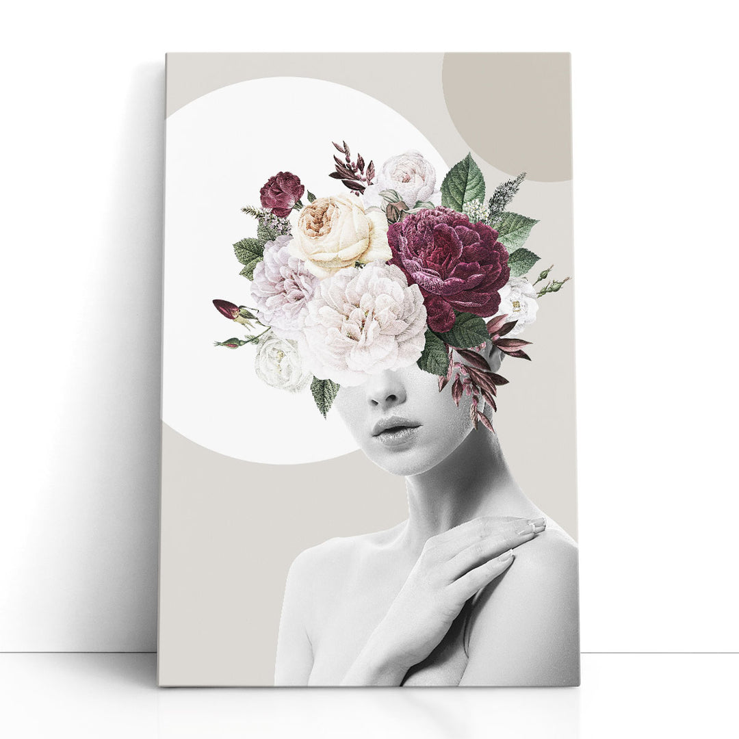 Flower Hat II - Canvas Print Wall Art