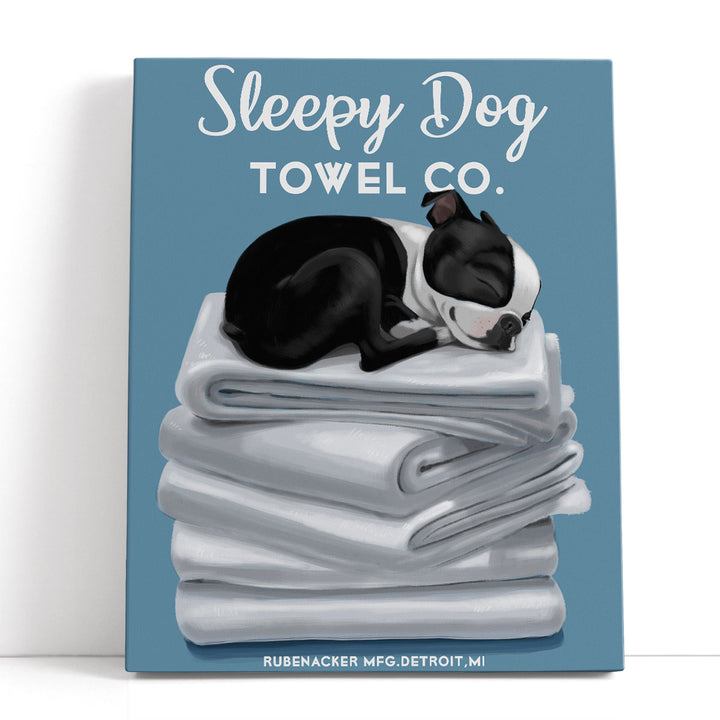 Sleepy Dog - Canvas Print Wall Art